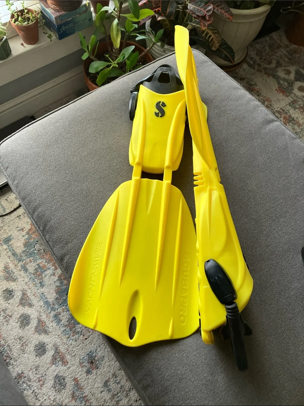 🔥🔥🔥Seawing Nova Men’s Yellow Swim Fins🔥🔥